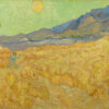 Vincent van Gogh - Hvedemark med en høstmand