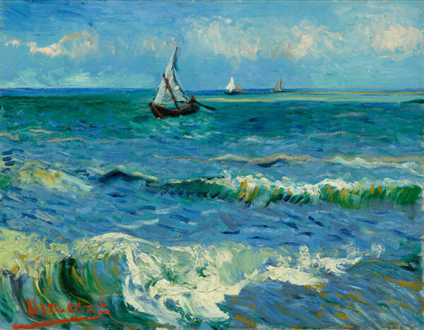 Vincent van Gogh - Havudsigt nær Les Saintes-Maries-de-la-Mer